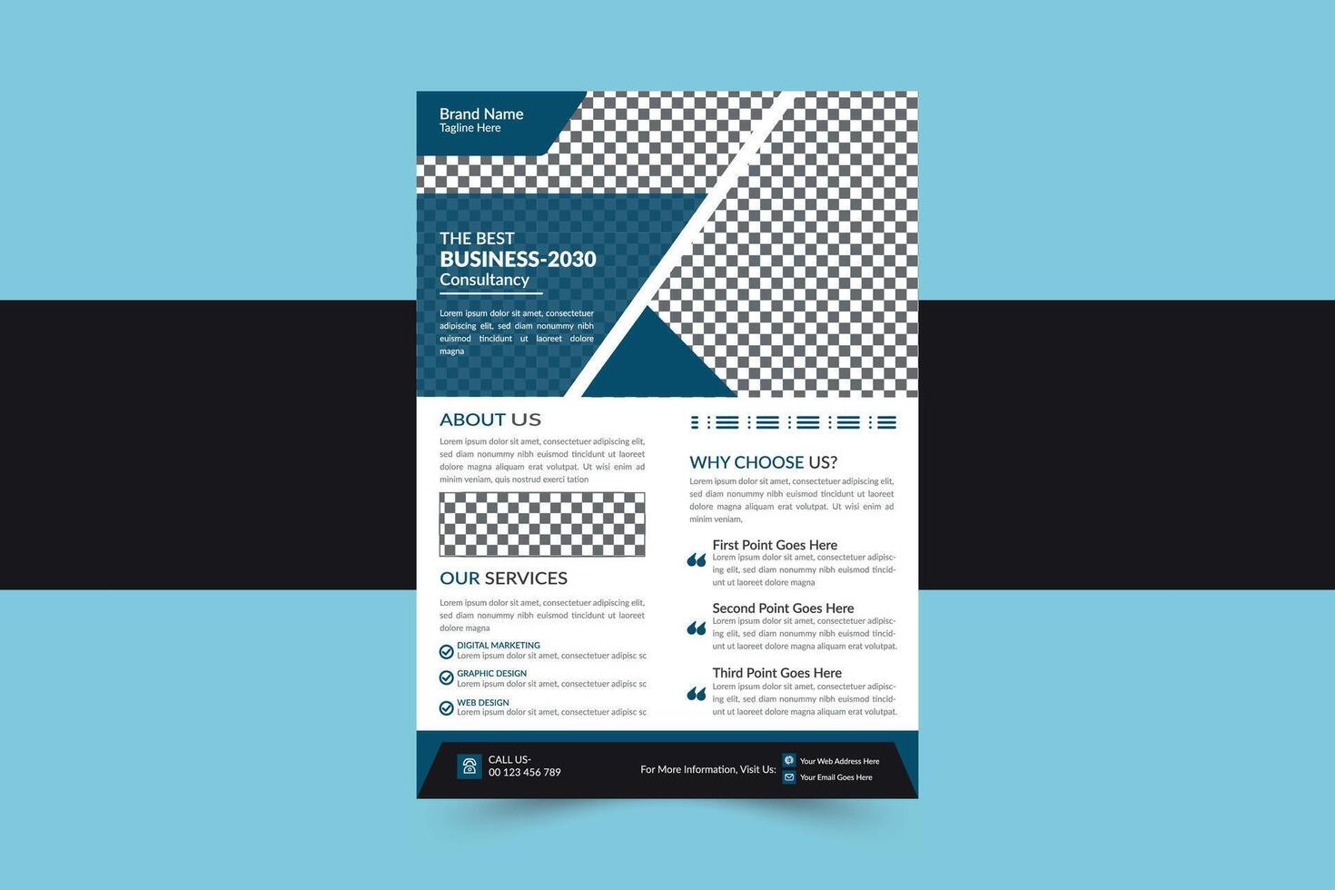 Corporate Flyer Design vector