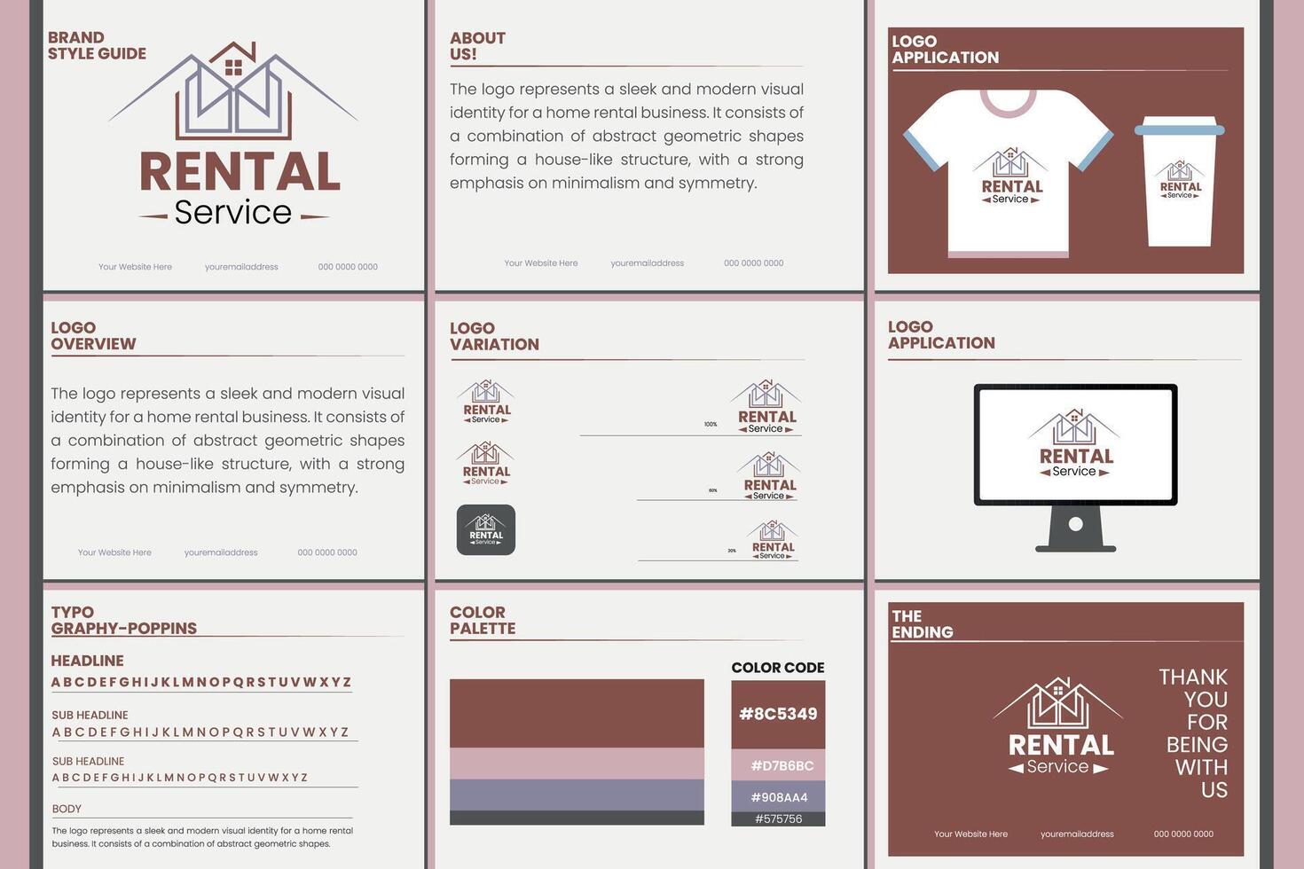 Brand Style Guide vector