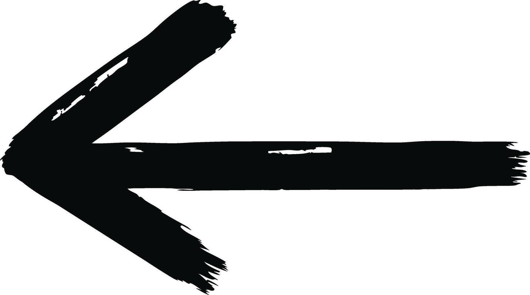 An arrow pointing in the direction of the right vector