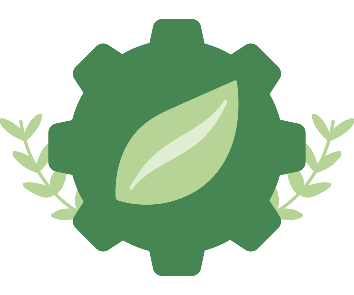 Green Technology Gear Icon png