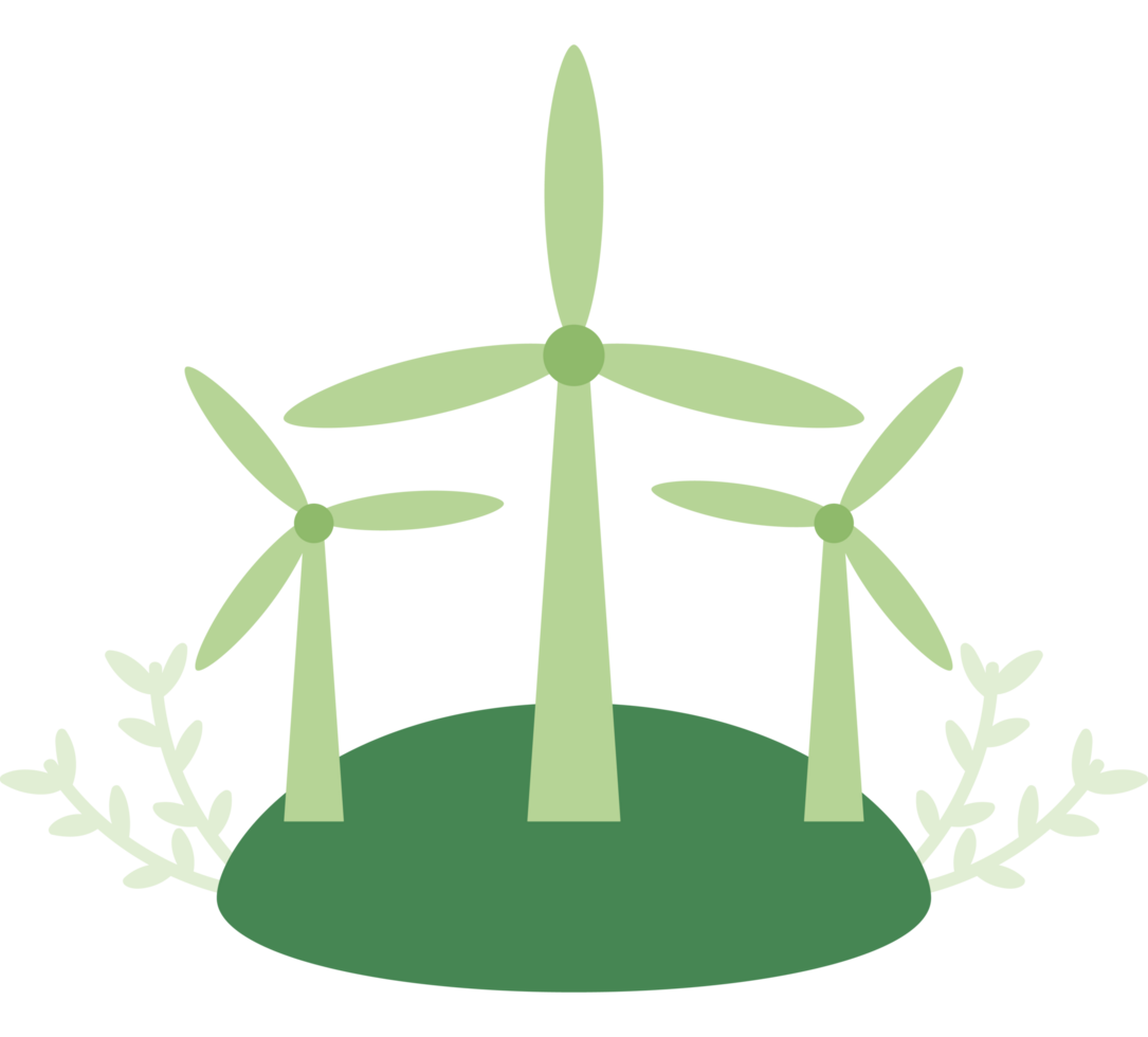 Wind Turbines Energy Icon png