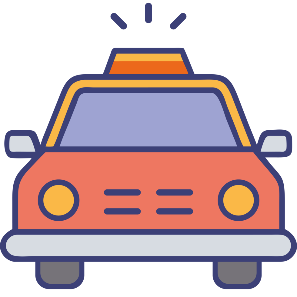 Taxi Front View Icon png