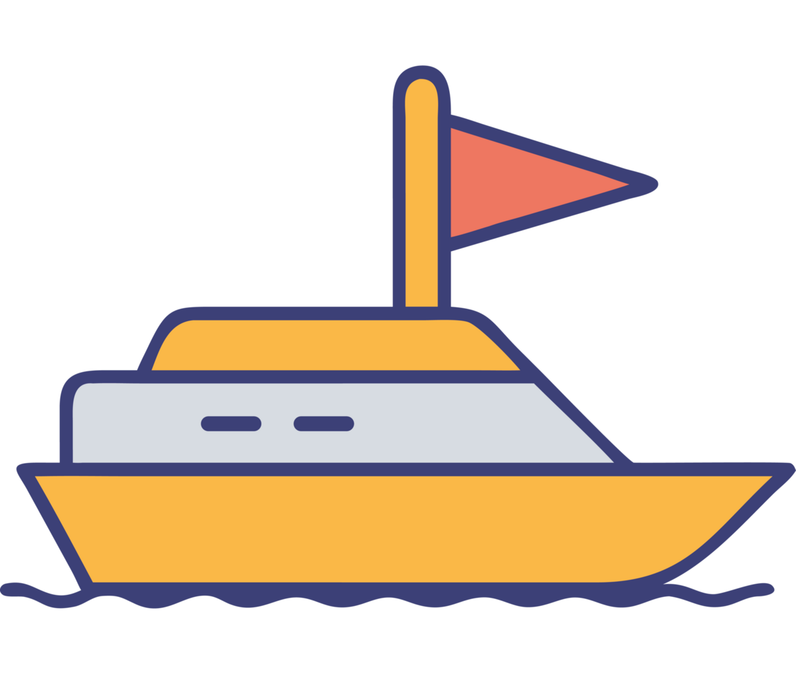 Sailboat Side View Icon png