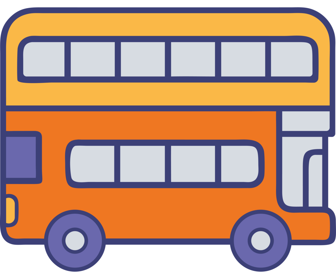 London Double Decker Bus Icon png