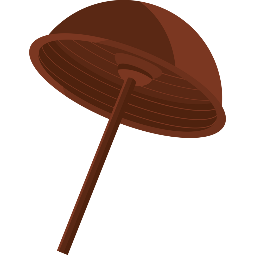 brown umbrella traditional of india png