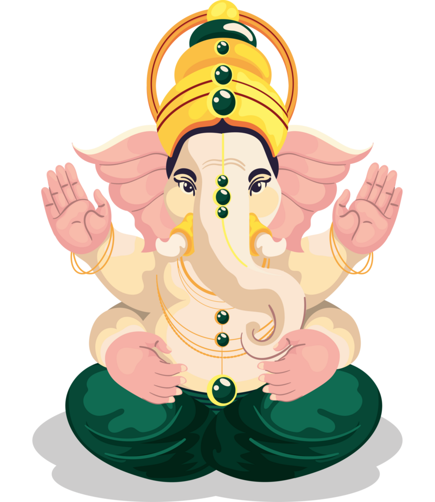lord ganesha for ganesh chaturthi festival png
