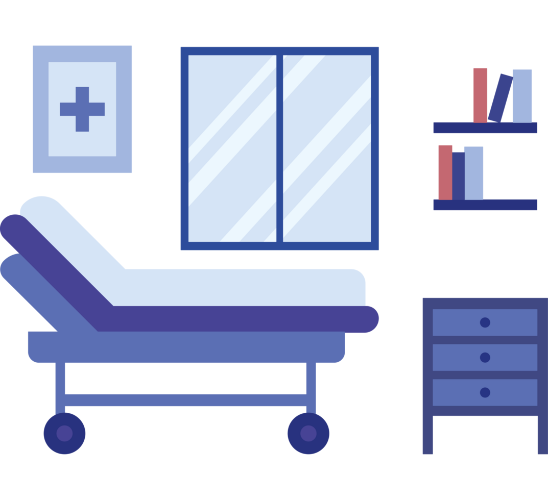 Doctor Room Examination Bed png