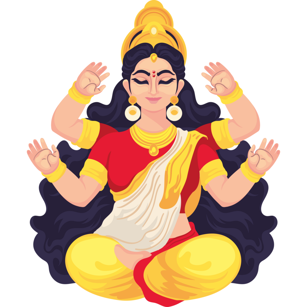 goddess saraswati for vasant panchami puja of india png