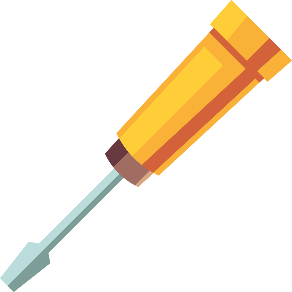screwdriver carpenters hand tool icon png