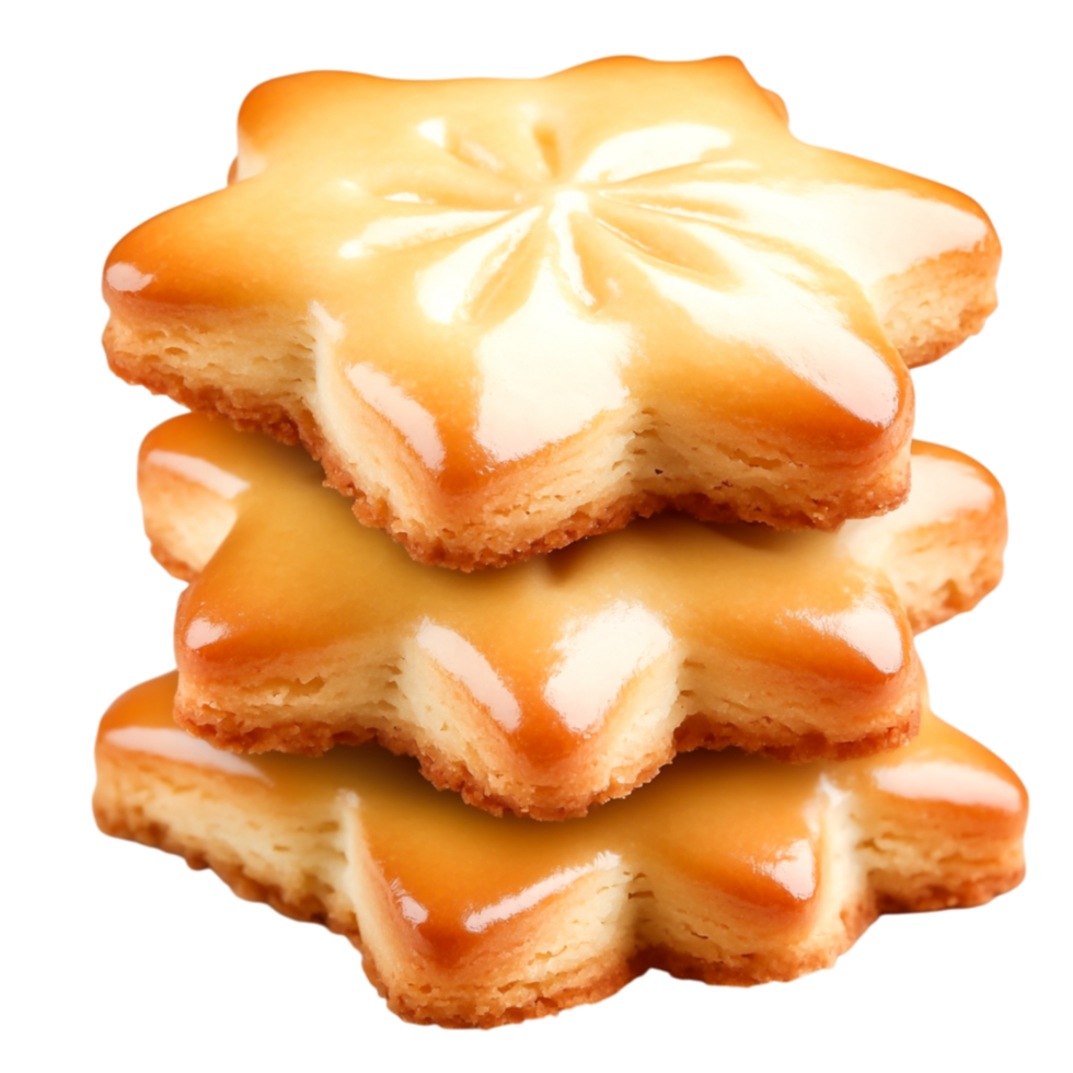 Delicious Star-Shaped Cookies for Food Photography png