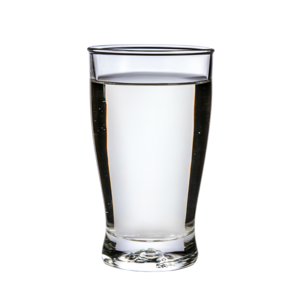 Clear Glass of Water on for Food and Drink Photography png