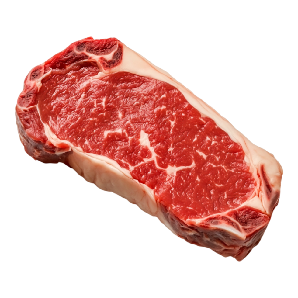 Raw Ribeye Steak on for Culinary and Meat Market Use png