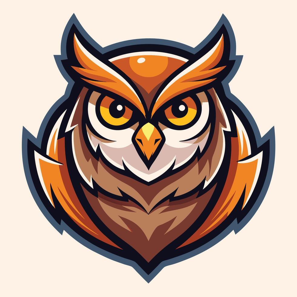 Adorable Cartoon Owl Mascot Illustration for Brand Identity and Marketing vector