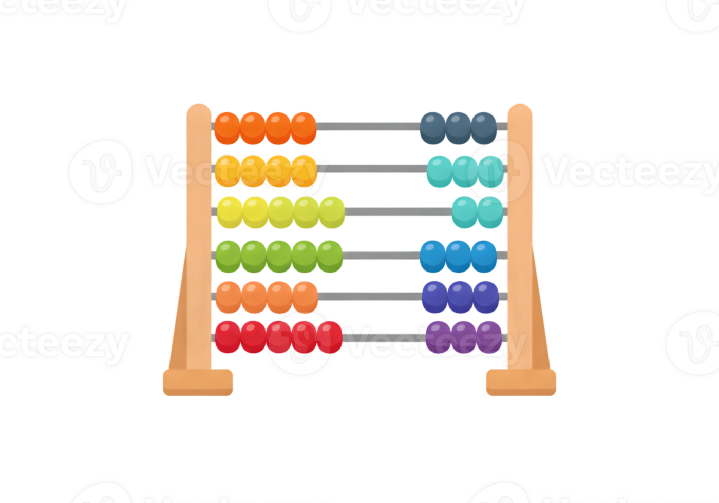 Colorful Pixel Art Abacus png
