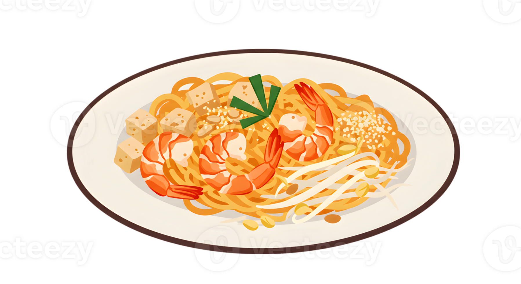 Plate Of Malaysian Laksa Noodle Dish png
