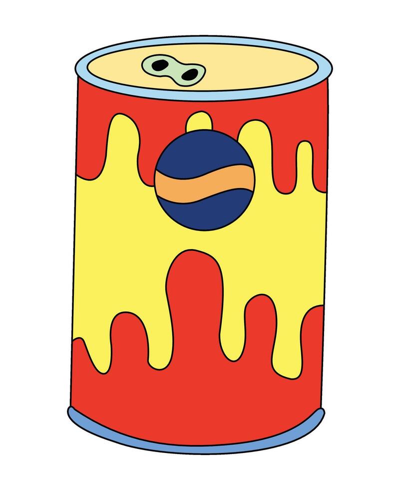 Drink can isolated on white background vector