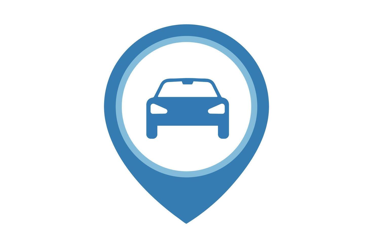 Car Parking Icon with Location Pin, car parking location icon, pinpoint vehicle parking icon, pinpoint car parking symbol, vehicle spot locator icon vector