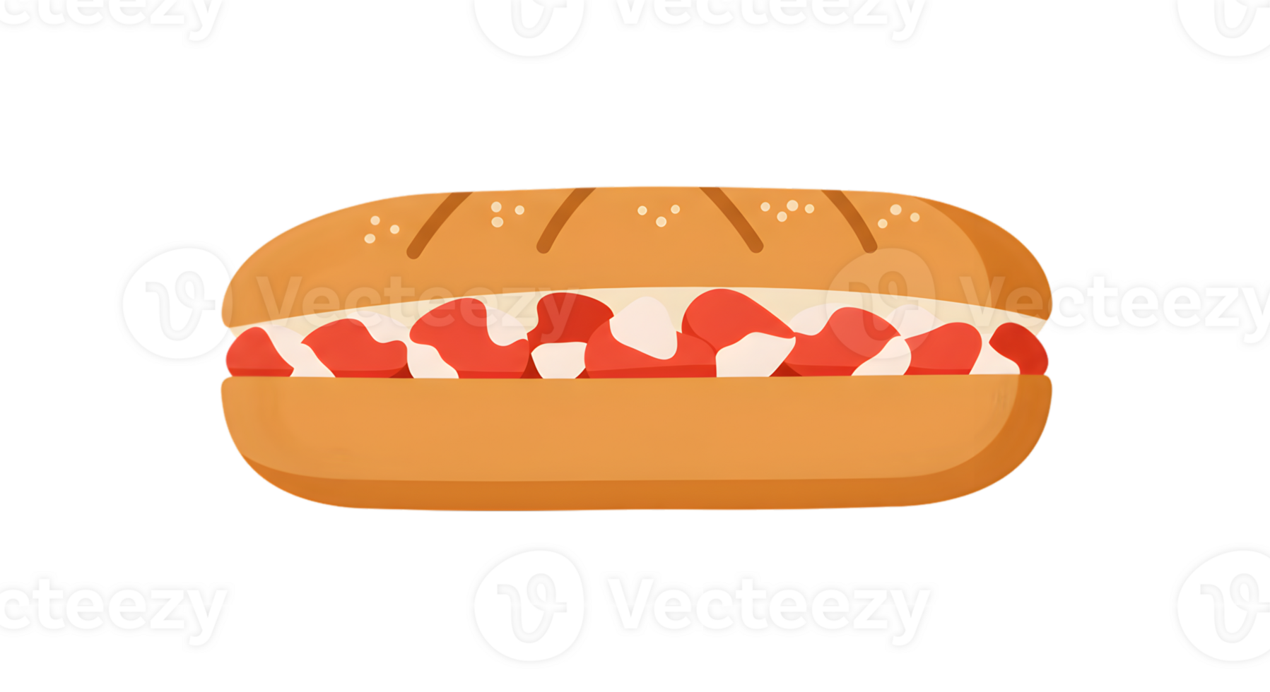 Pixel Art Illustration Of A Sandwich png