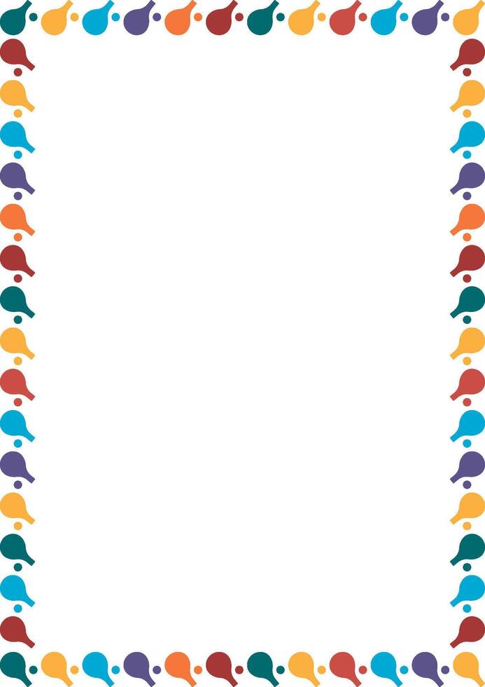 Ping pong game frame. Colorful design for players template. Frame with empty space for your text vector