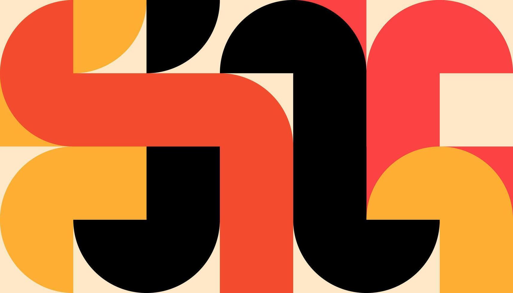 Contemporary Geometric Art with Minimalist Touch vector