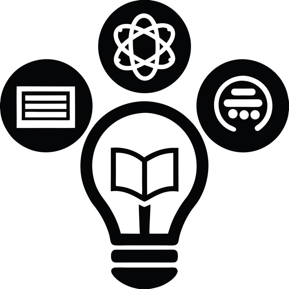 Knowledge Management Icons design. vector