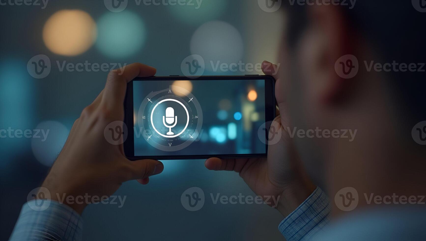 Transform Your Voice into Text How AI Driven Microphone Features Enhance User Convenience and Brand Engagement in Smart Business Solutions Realistic Set photo