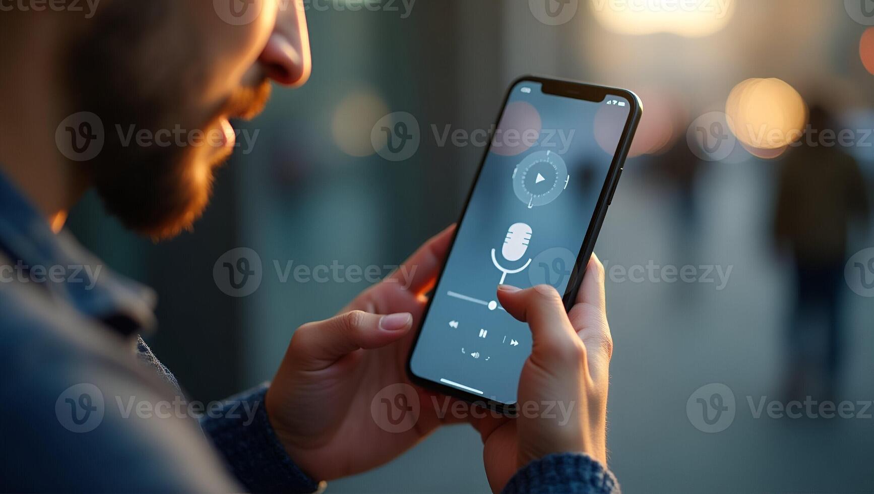 Transform Your Voice into Text How AI Driven Microphone Features Enhance User Convenience and Brand Engagement in Smart Business Solutions Realistic Set 2 photo