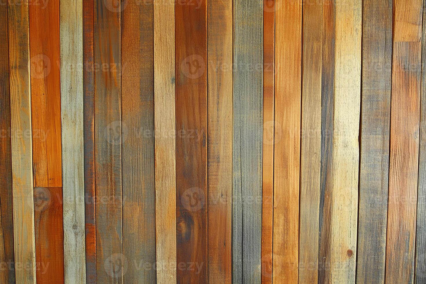 Abstract pattern of an old wooden wall, showcasing the natural texture and weathered grain of the wood photo