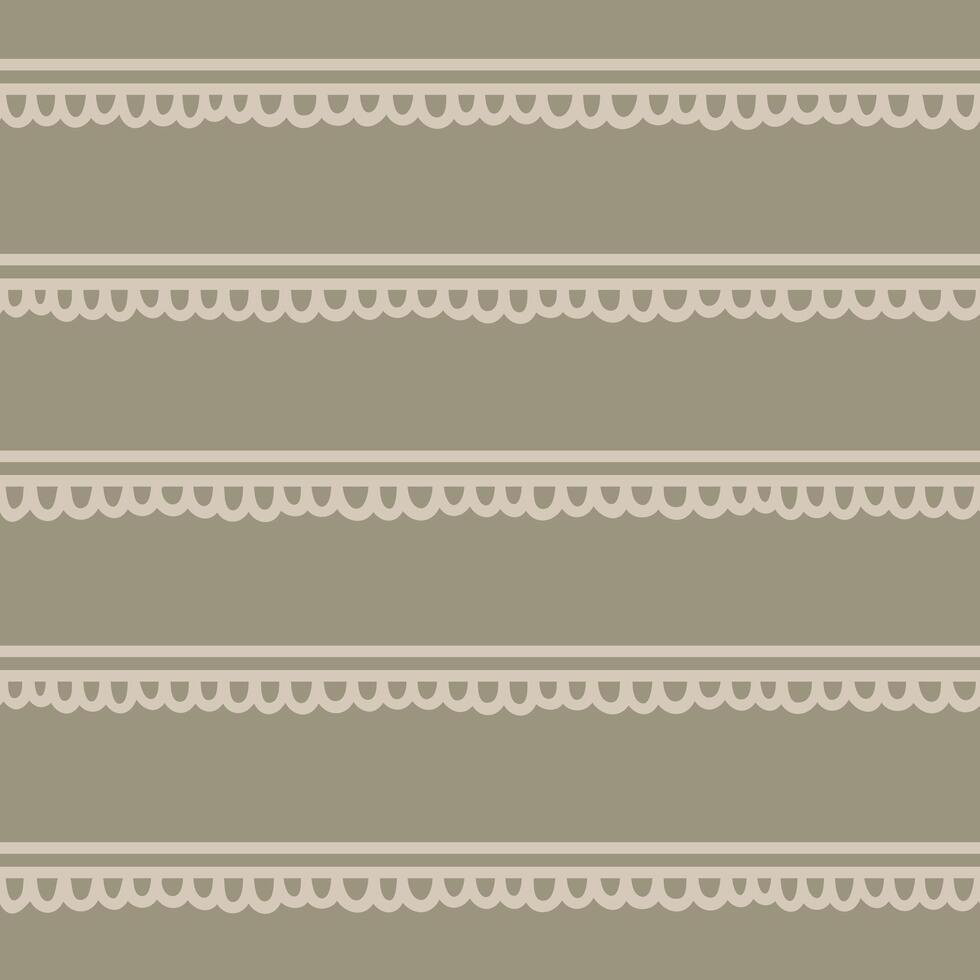 Subtle Beige Fabric Pattern with Fringe Details for Minimalistic Designs vector