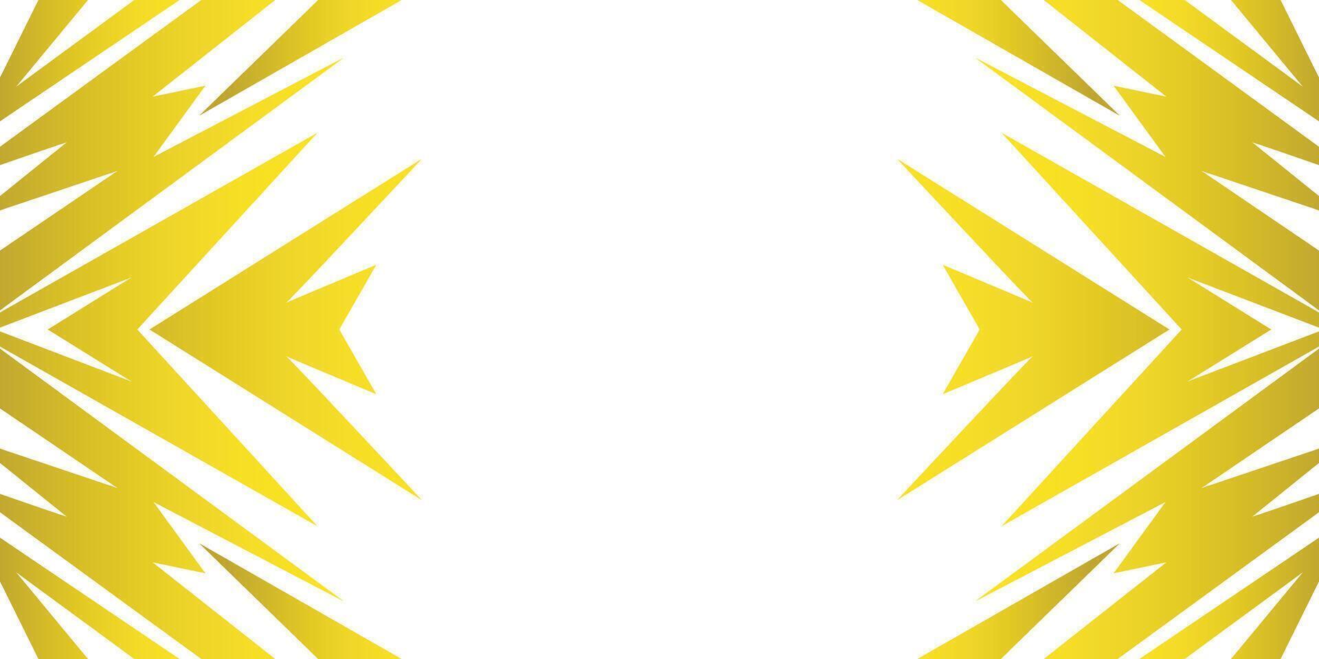 Abstract background with jagged yellow gradient spikes pattern and with some copy space area vector