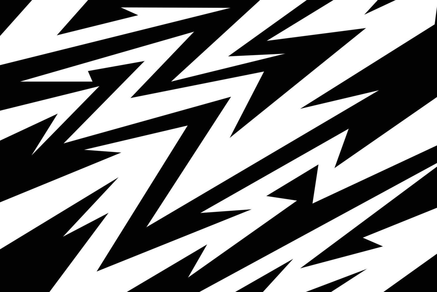 Abstract black and whhite background with various arrow pattern vector