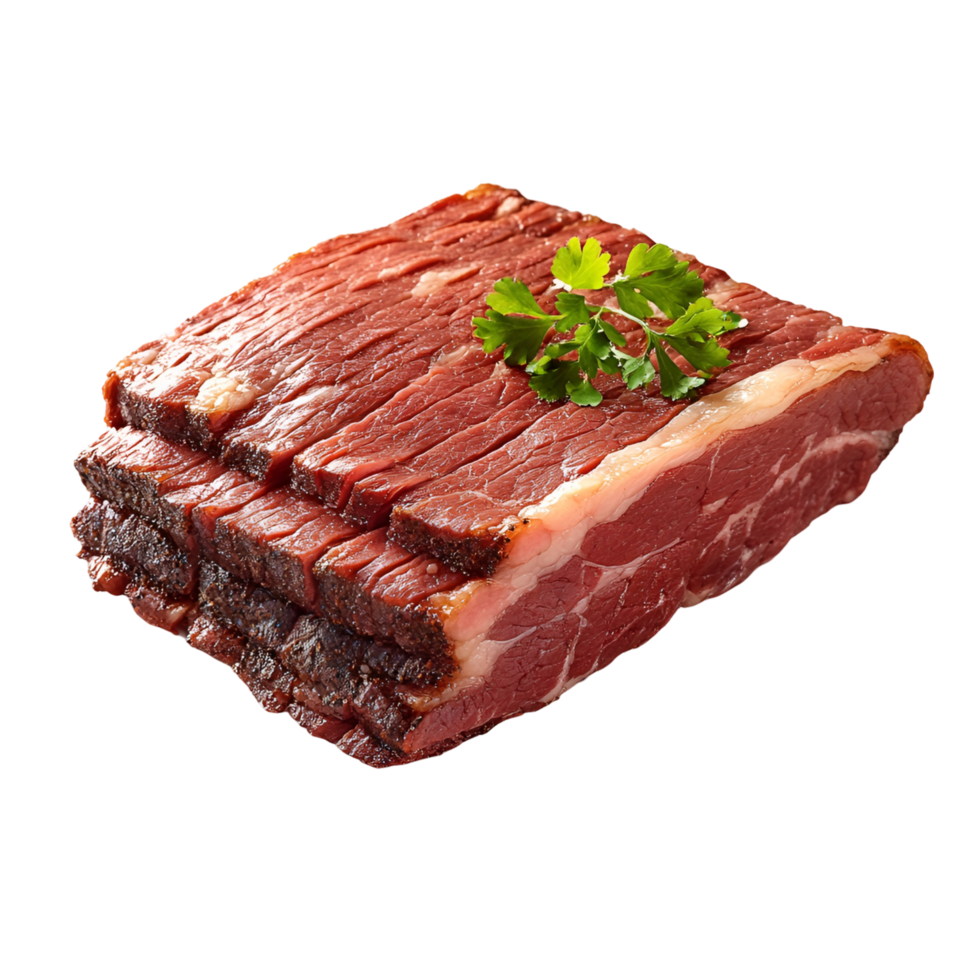 Beefsteak isolated on a transparent background png