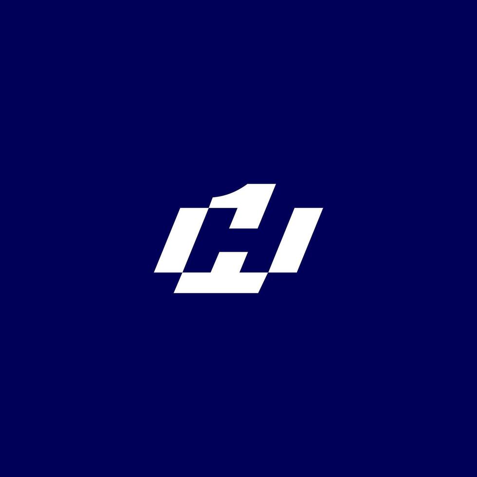 HI logo simple icon for your business vector