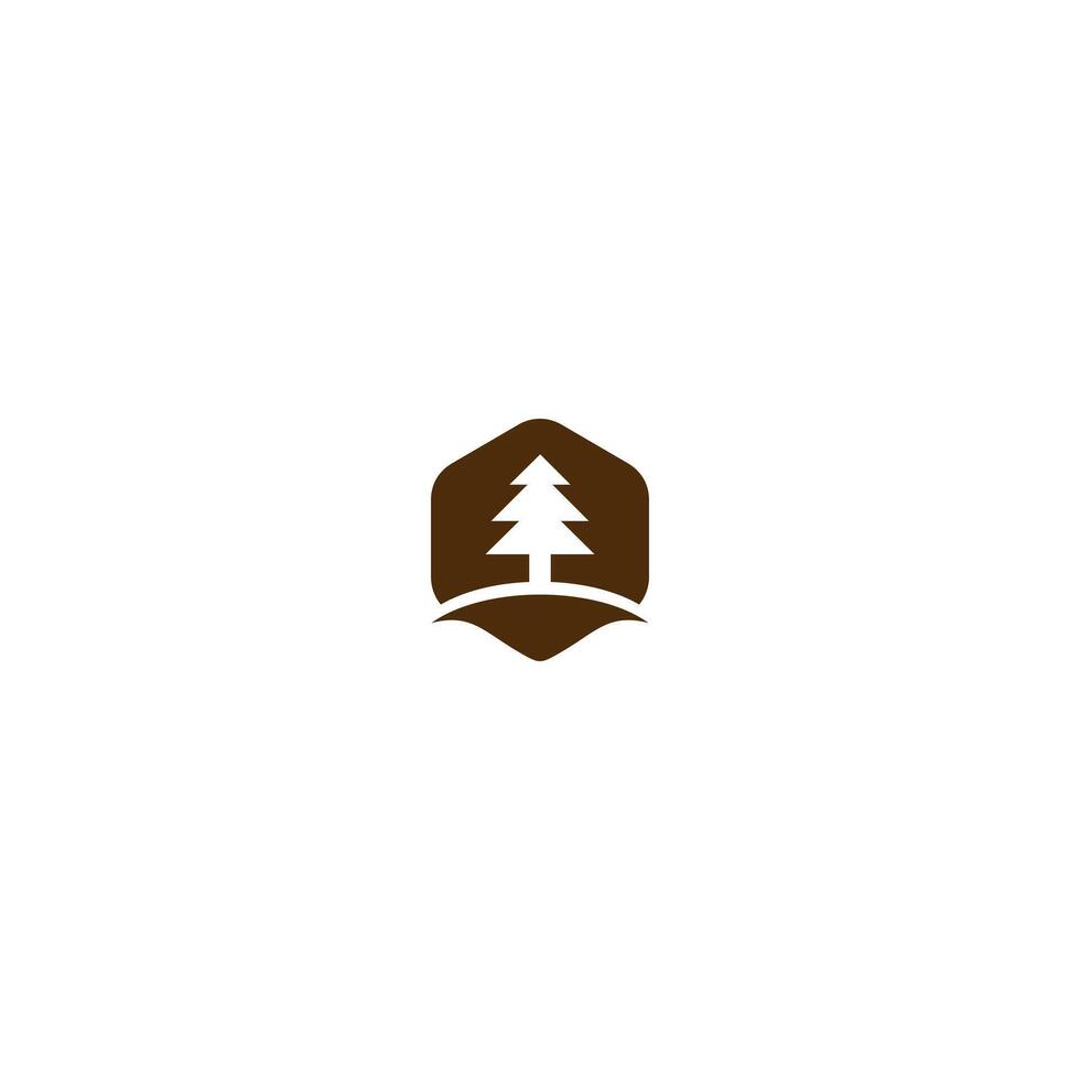 Palm Tree Logo Template Universal creative premium symbol illustration dynamic hexagon vector