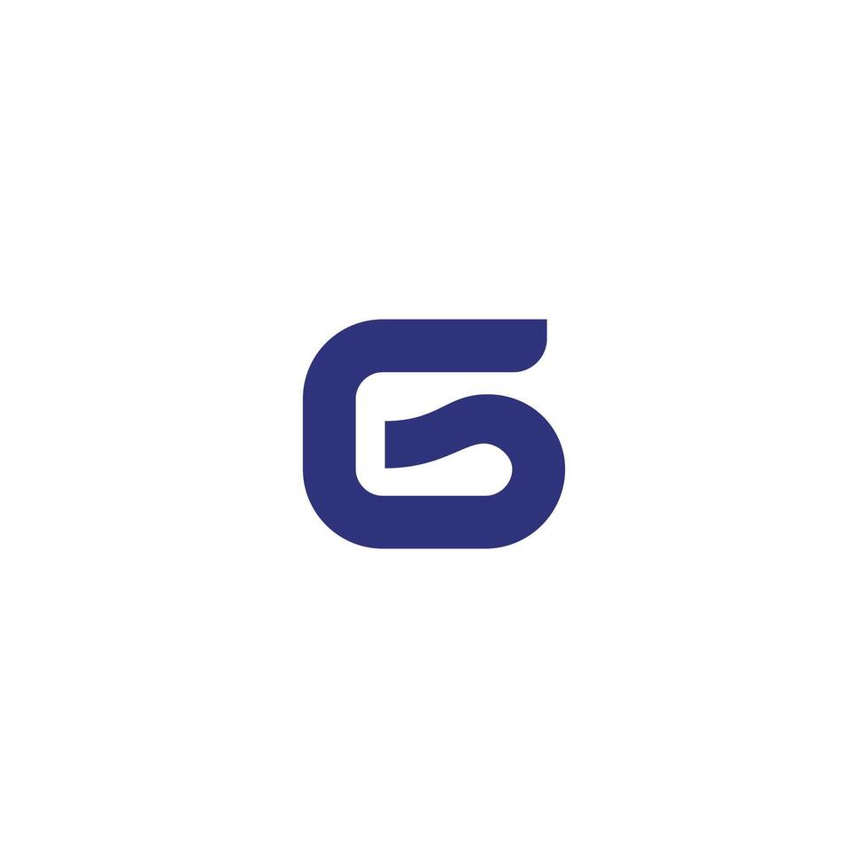 Dynamic Letter Initial G Logo Design Template vector