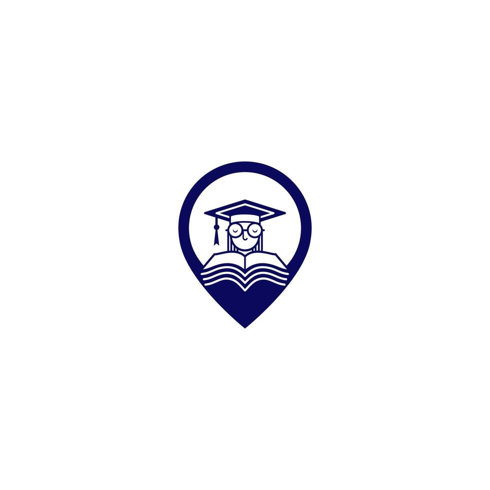 University logo academy design vector