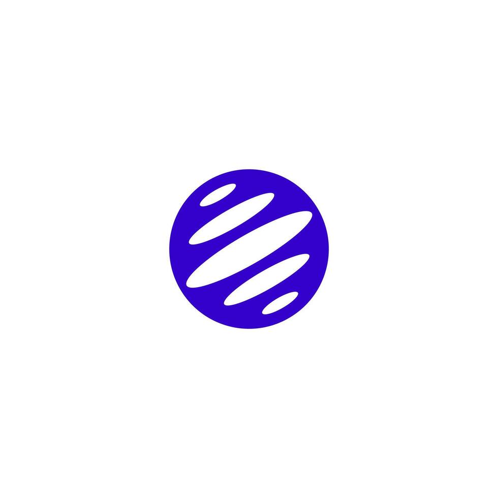 circle logo icon symbol for abstract design vector