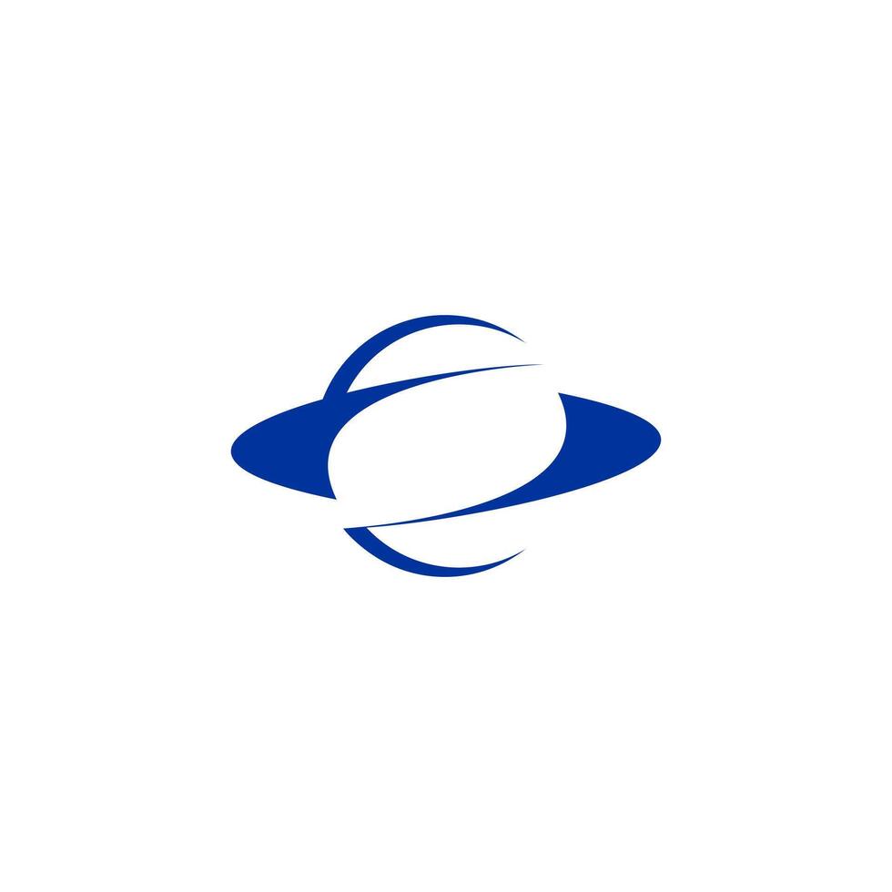 S letter logo, minimalist Space icon vector
