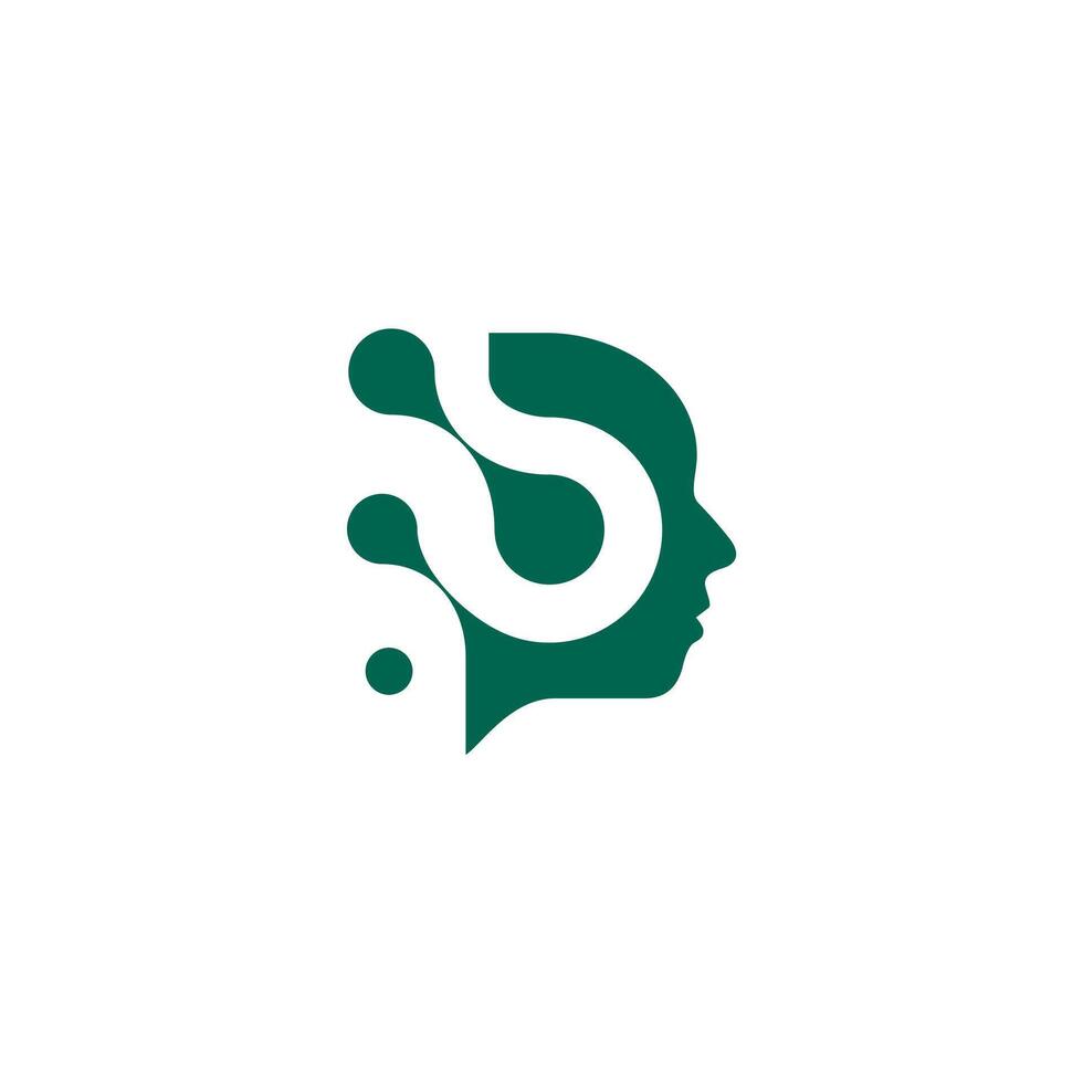modern icon human connection logo, digital shoulder vector