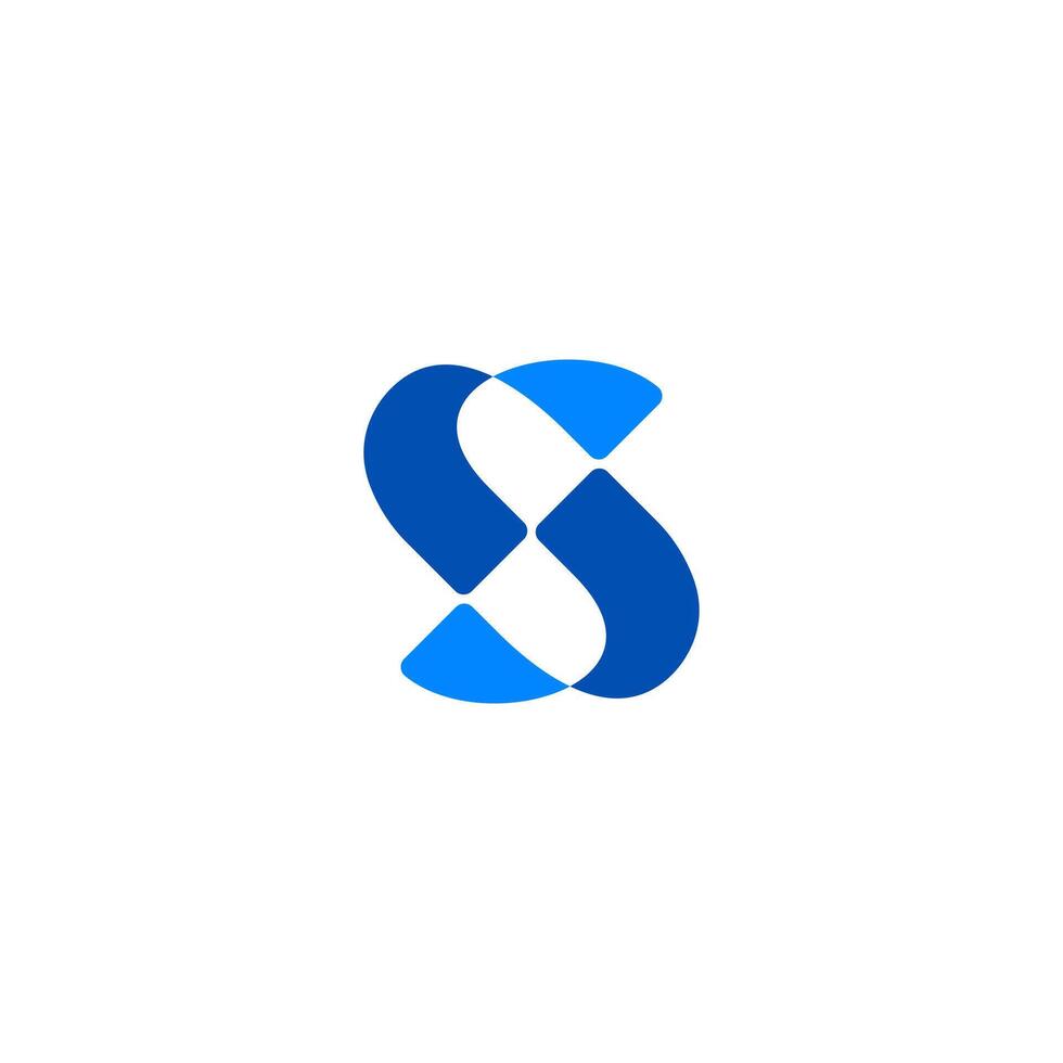 letter s logo. icon so logo symbol for your business vector
