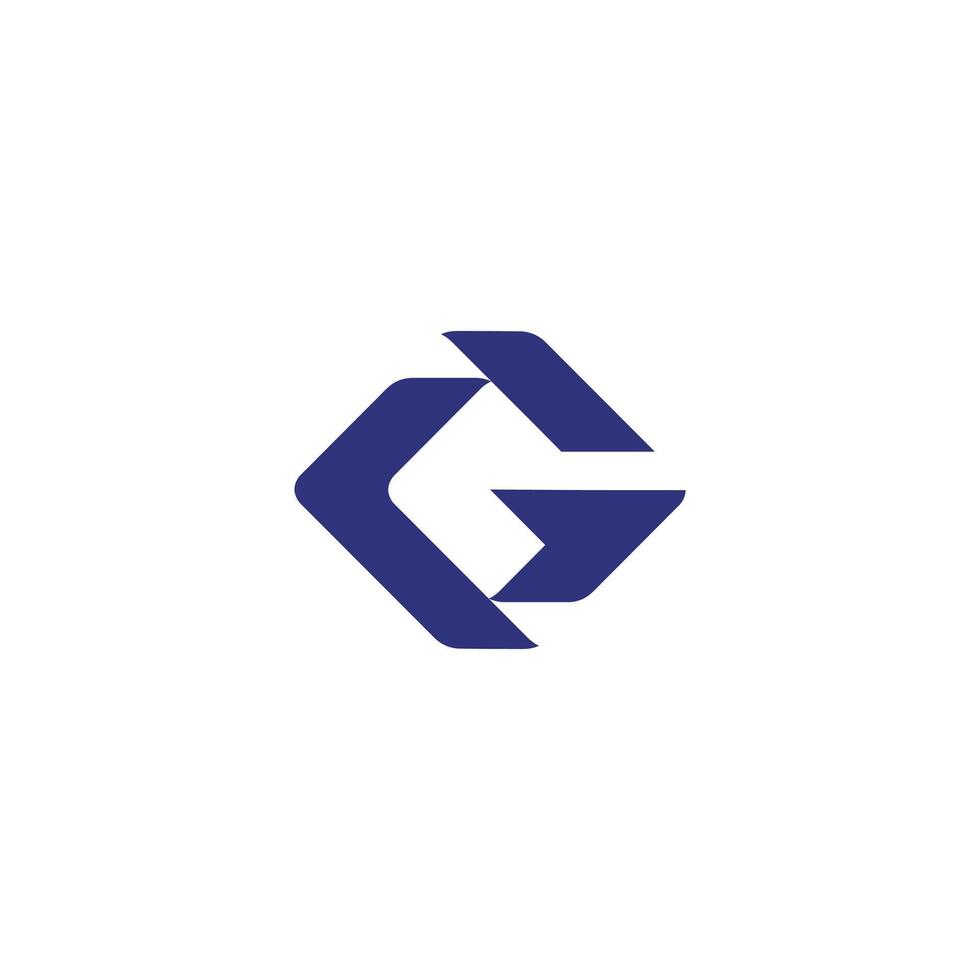 letter G masculine logo, G simple vector