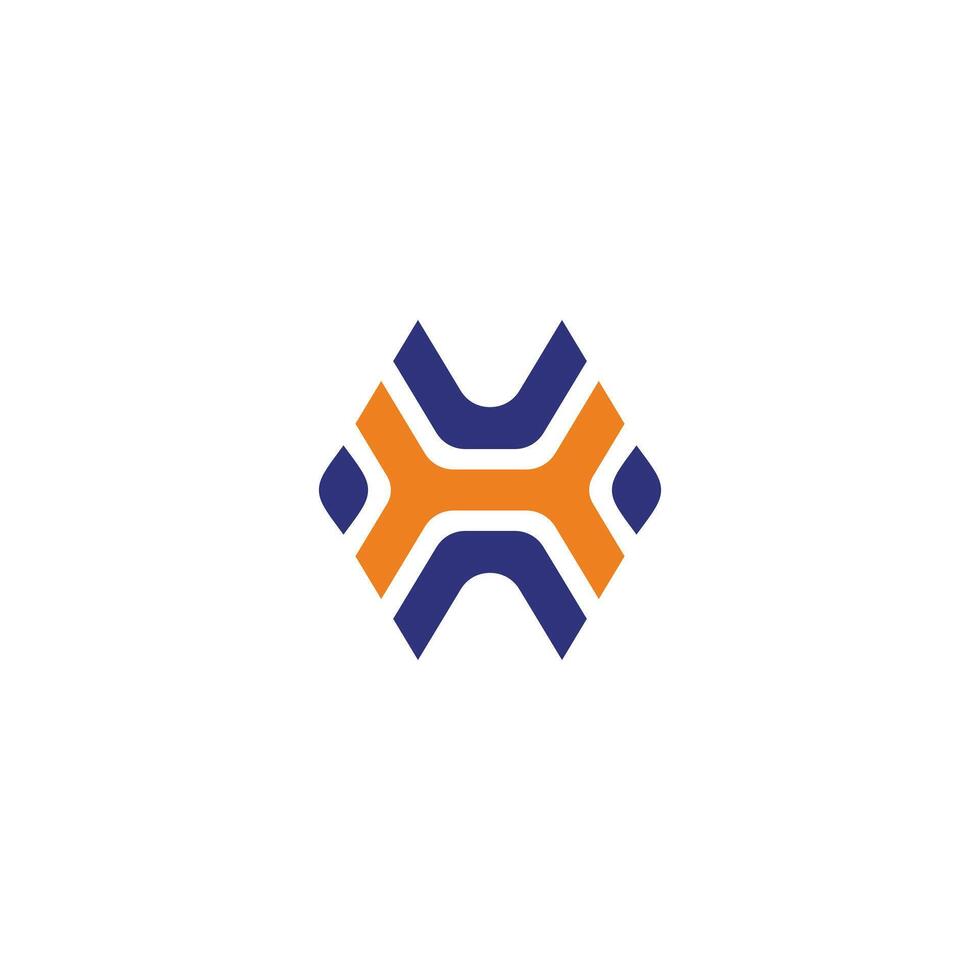 H letter abstract masculine logo. the color can be changed. vector