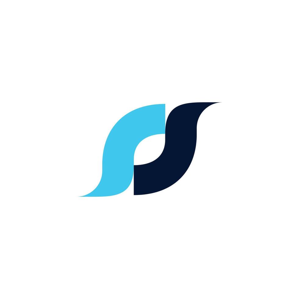 letter s and horn modern logo icon vector