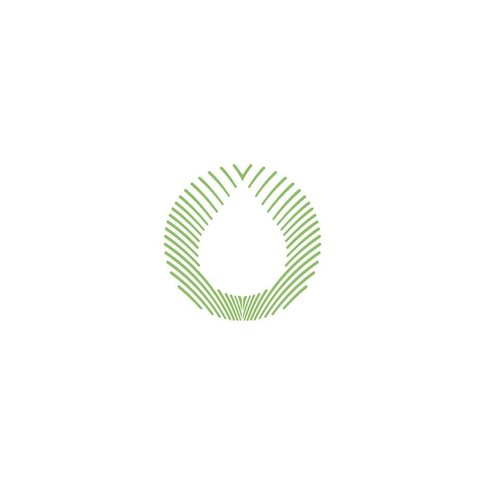 simple logo oil drop Illustration in a linear style logo, serum or oil drop, logo branding for business vector