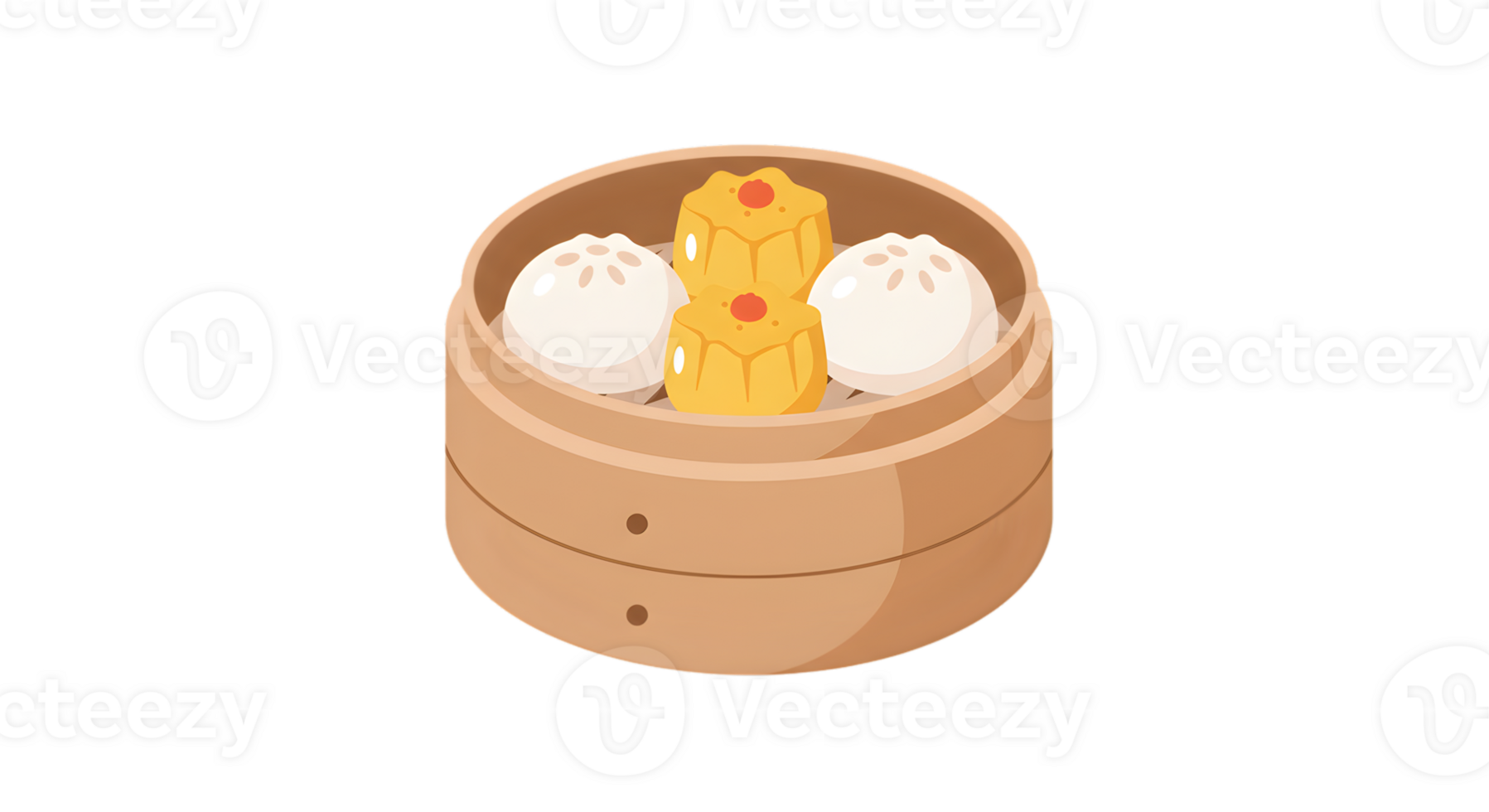 Pixel Art Dim Sum Steamed Buns Har Gow png