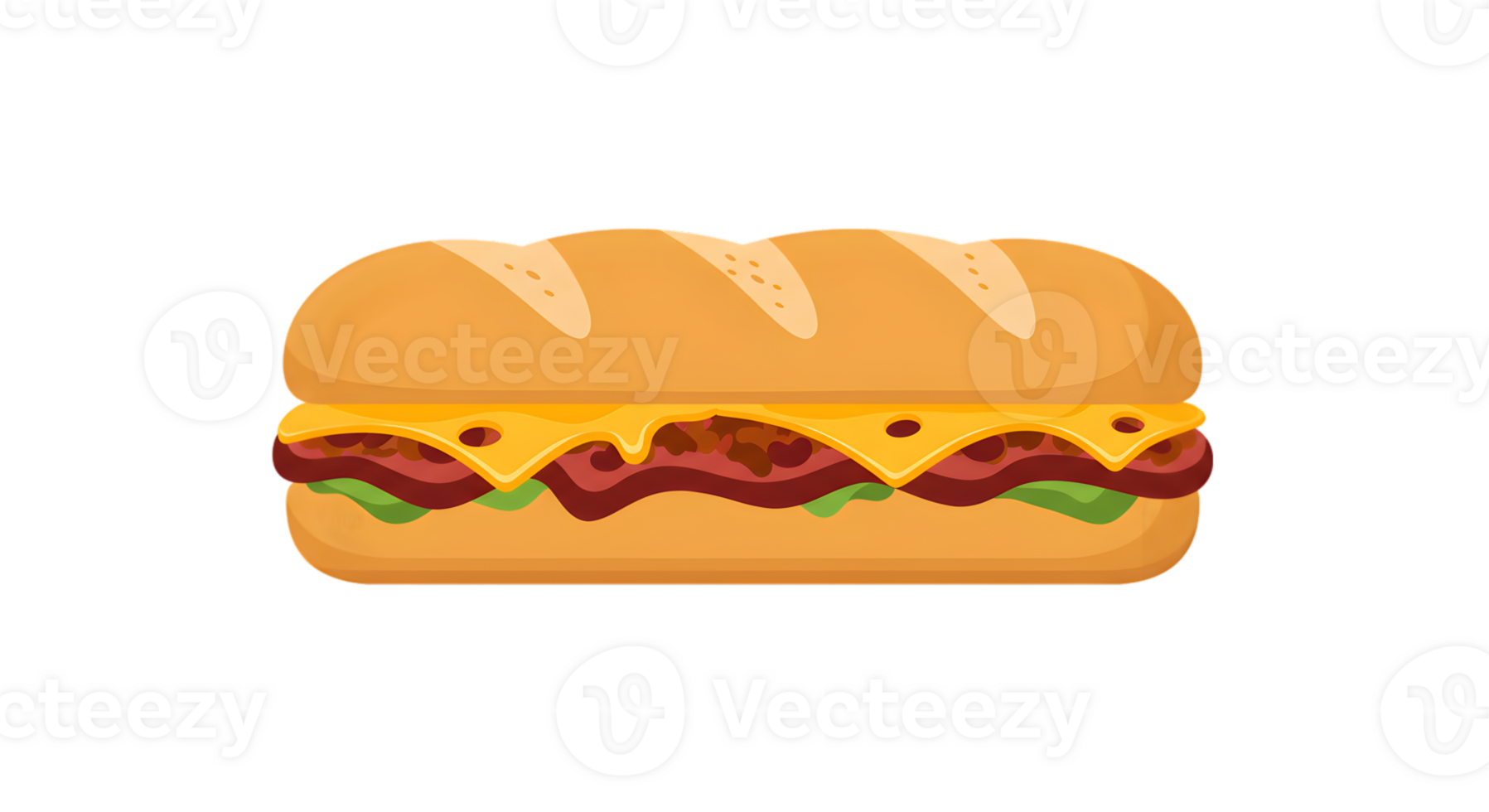 Pixel Art Illustration Of A Delicious Sandwich png