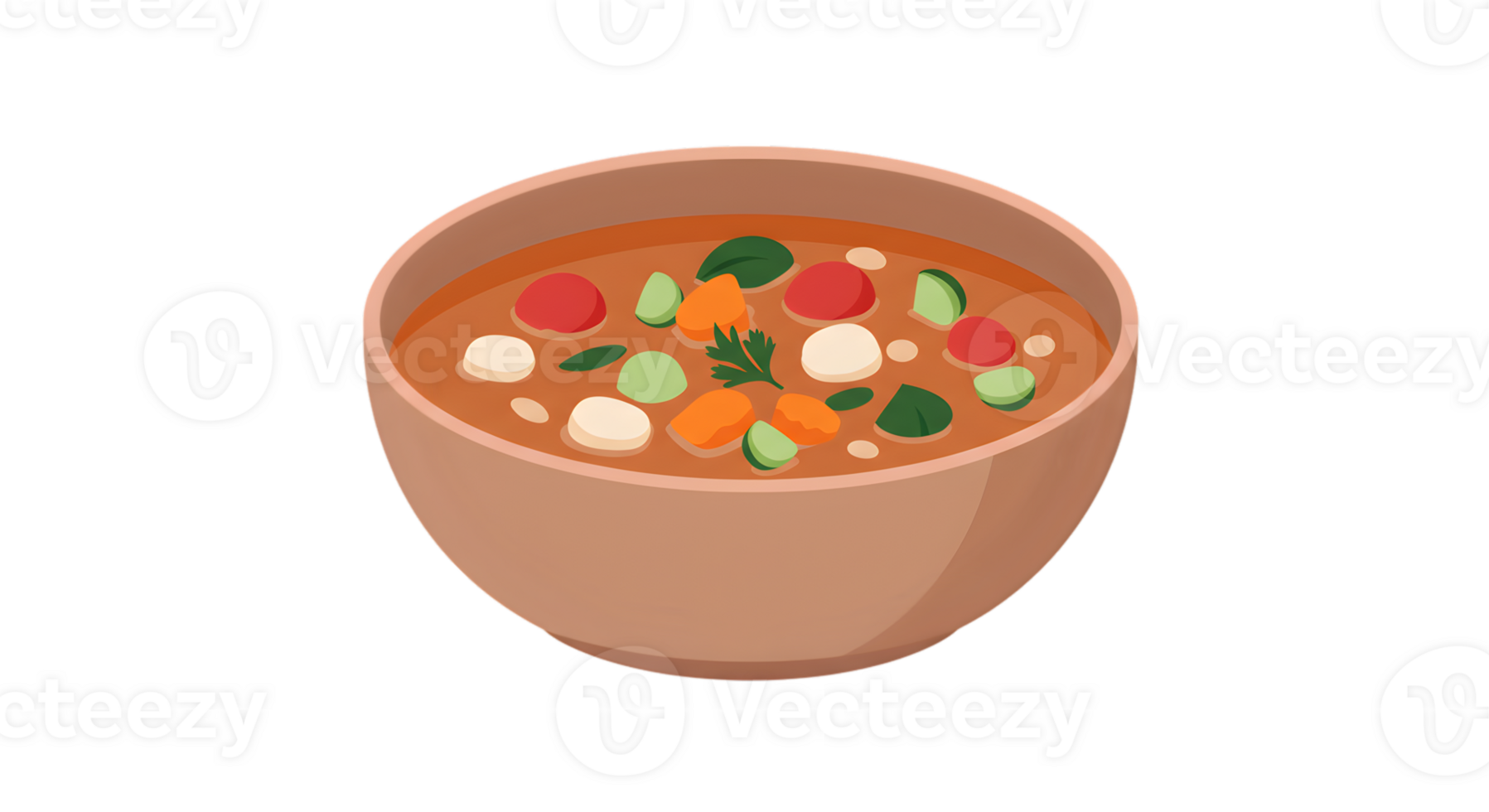 Pixel Art Illustration Of Colorful Vegetable Soup In A Bowl png