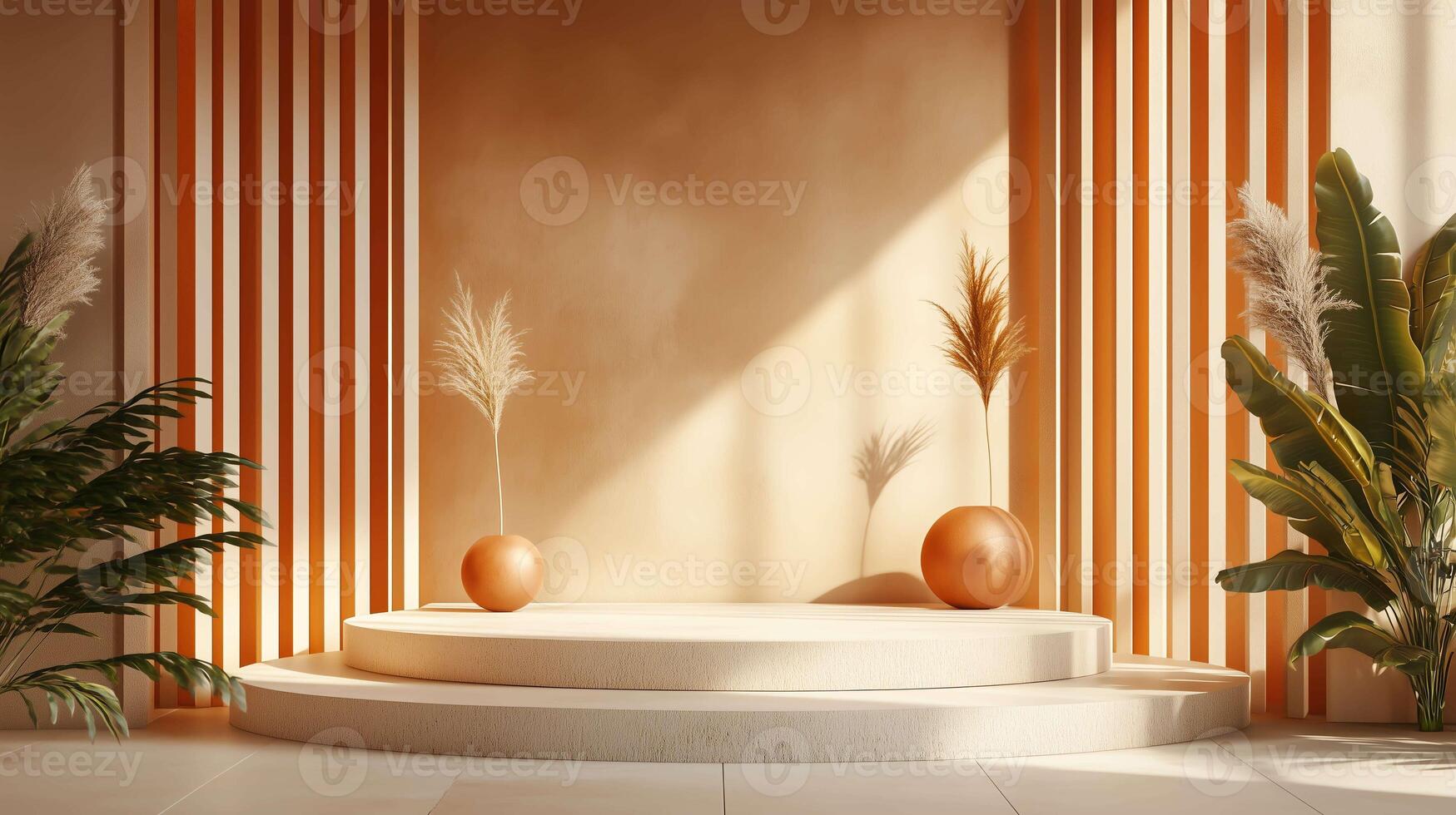 Elegant Minimalist Podium for Accessories Display photo