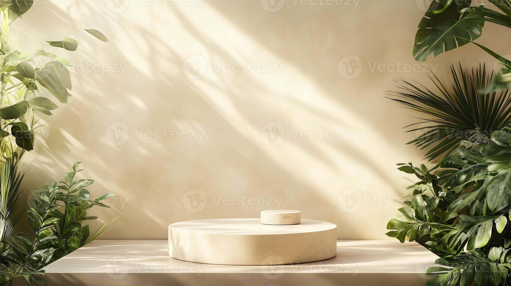 Calm Nature Podium for High End Goods Display photo