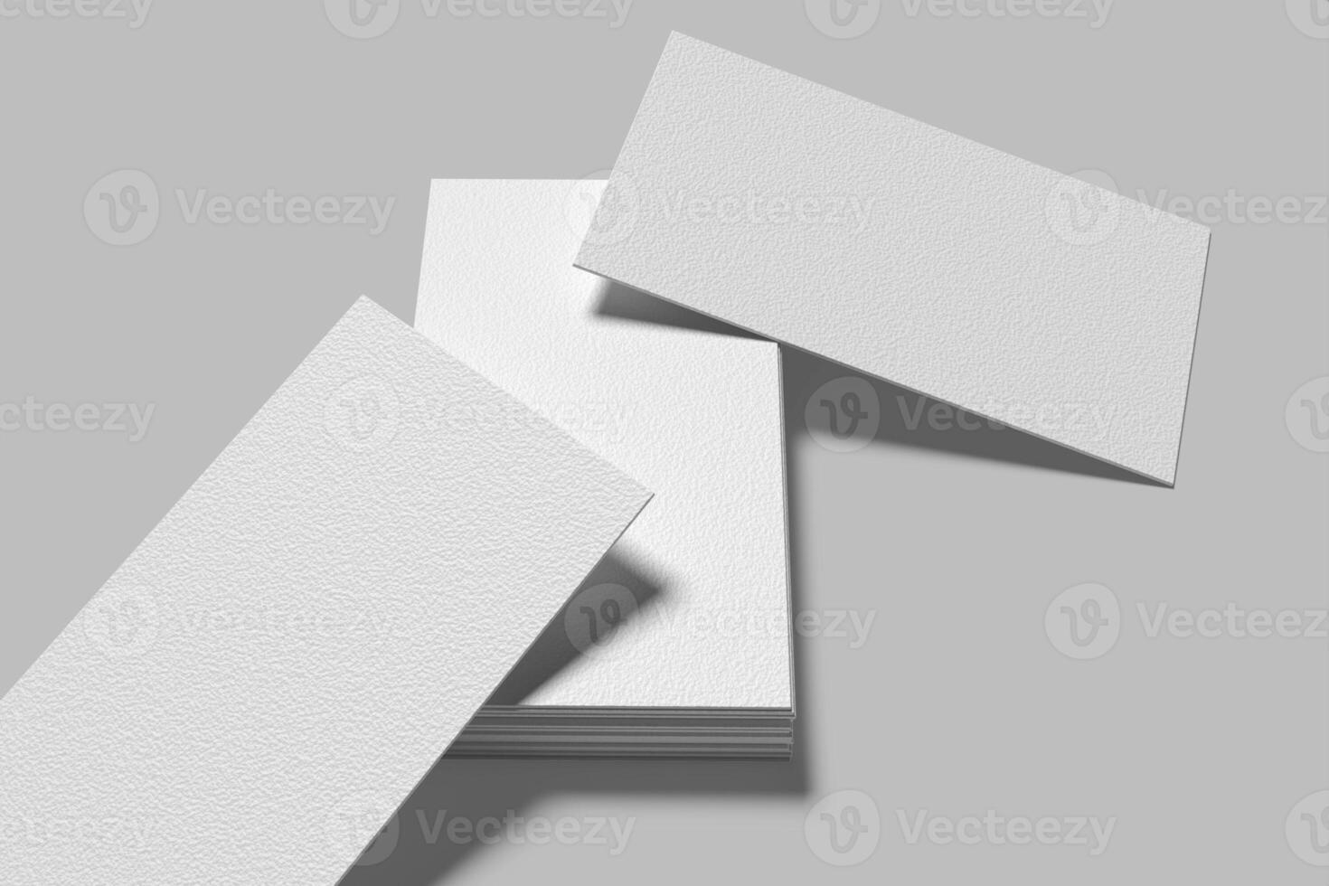 Blank Business card mockup photo